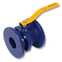 2603 - Zetco AGA Approved Ductile Iron Flanged Lockable Ball Valve